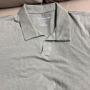 Lucky Brand Men's Polo in Faded Olive NWOT